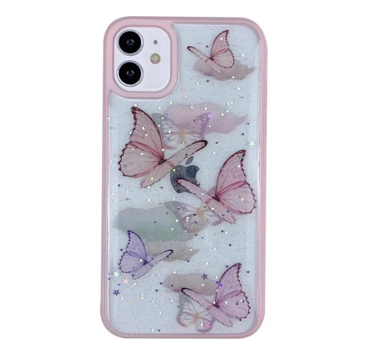 Butterfly Glitter Phone Cases